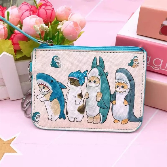 Mofusand ID Cardholder Coin Purse Wallet - Picture 1 of 3